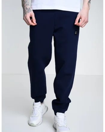 Pantaloni relaxed fit de trening Dimacs, Bleumarin