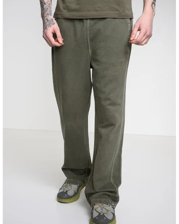 Pantaloni relaxed-fit cu buzunare, Kaki