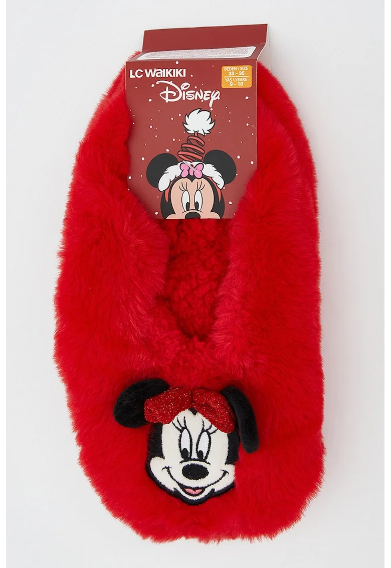 Botosei cu aplicatie Minnie Mouse, Rosu/Alb/Negru