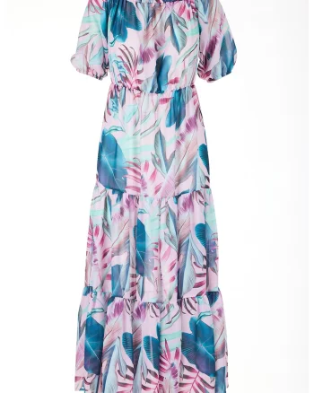 Rochie A504,  Poliester, Multicolor