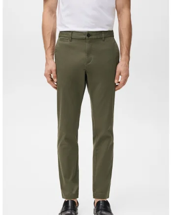 Pantaloni chino slim fit, Kaki