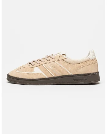 Pantofi sport din piele intoarsa Greenwich Edge, Maro nisip