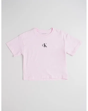 Tricou lejer din bumbac, Roz pastel