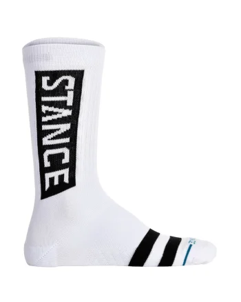 Sosete lungi cu model unisex, Alb
