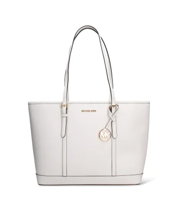 Geanta shopper de piele Valoria Nova, Alb