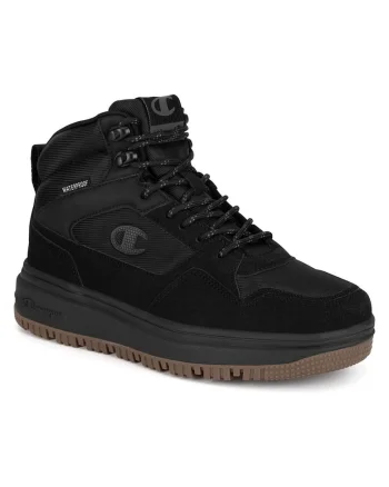 Pantofi sport copii,  negru, material sintetic, design glezna,