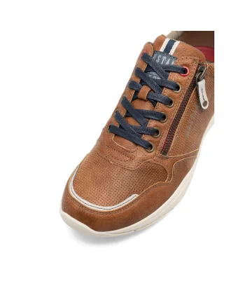 Pantofi barbatesti,  4138-309, maro, tesatura