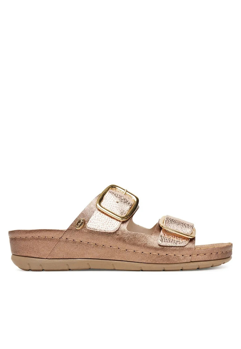 Papuci dama,  Rose Gold 1853, piele ecologica