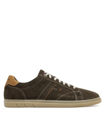 Tenisi barbati  JAYDEN-01, kaki, piele naturala