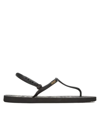 Sandale dama,  839467, negru, plastic