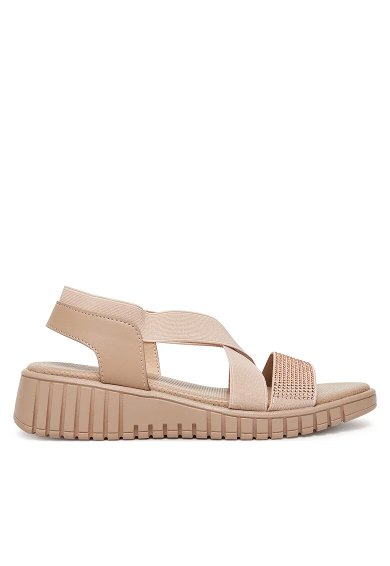 Sandale dama,  R24AW02800, Bej