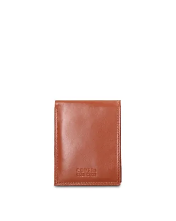 Portofel pliabil din piele Veridia Ultra, Caramel