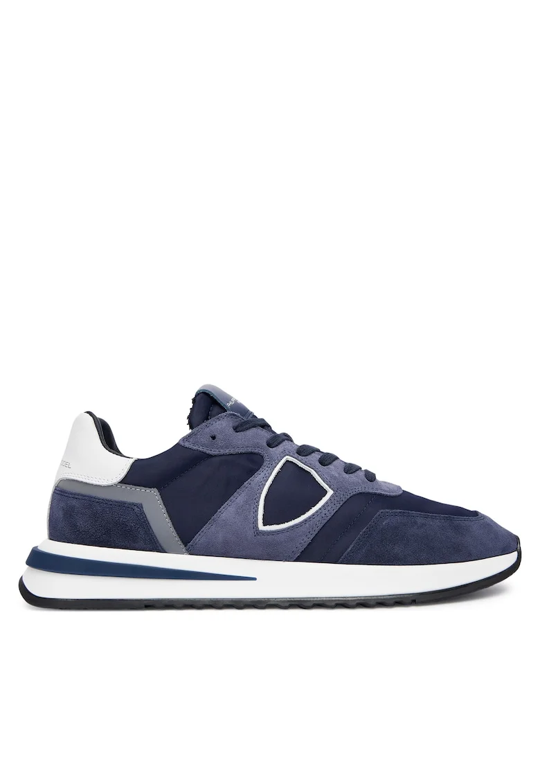 Tenisi barbati  bleumarin, piele naturala