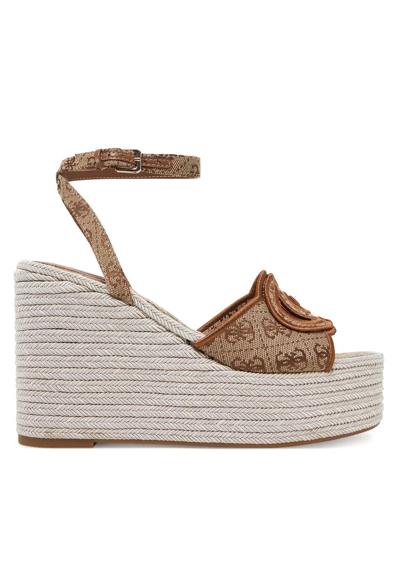 Sandale dama  BEIBR FLJTEE FAL04, tesatura, culoare maro/ bej