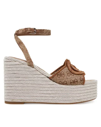 Sandale dama  BEIBR FLJTEE FAL04, tesatura, culoare maro/ bej