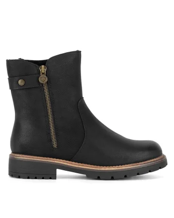 Botine dama  CEO-WS6207-10, negru, sintetic