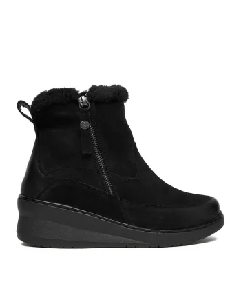 Botine dama  CEO-WI23-NUREN-01, piele naturala, negru