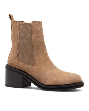 Botine dama KAP-C1048-01SB,  Piele naturala, Bej