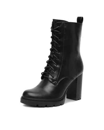 Botine dama CEO-KLARISSA WS5881,  Textil, Negru