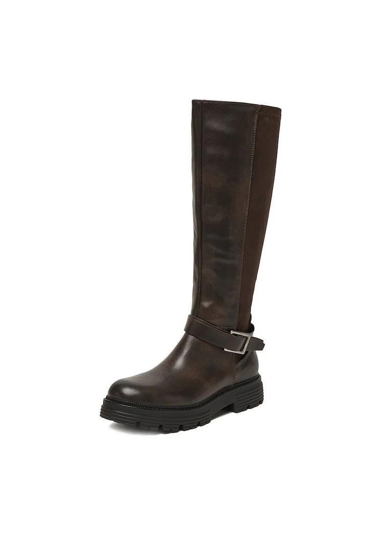 Cizme dama  CEO-WS6211-10, maro, piele