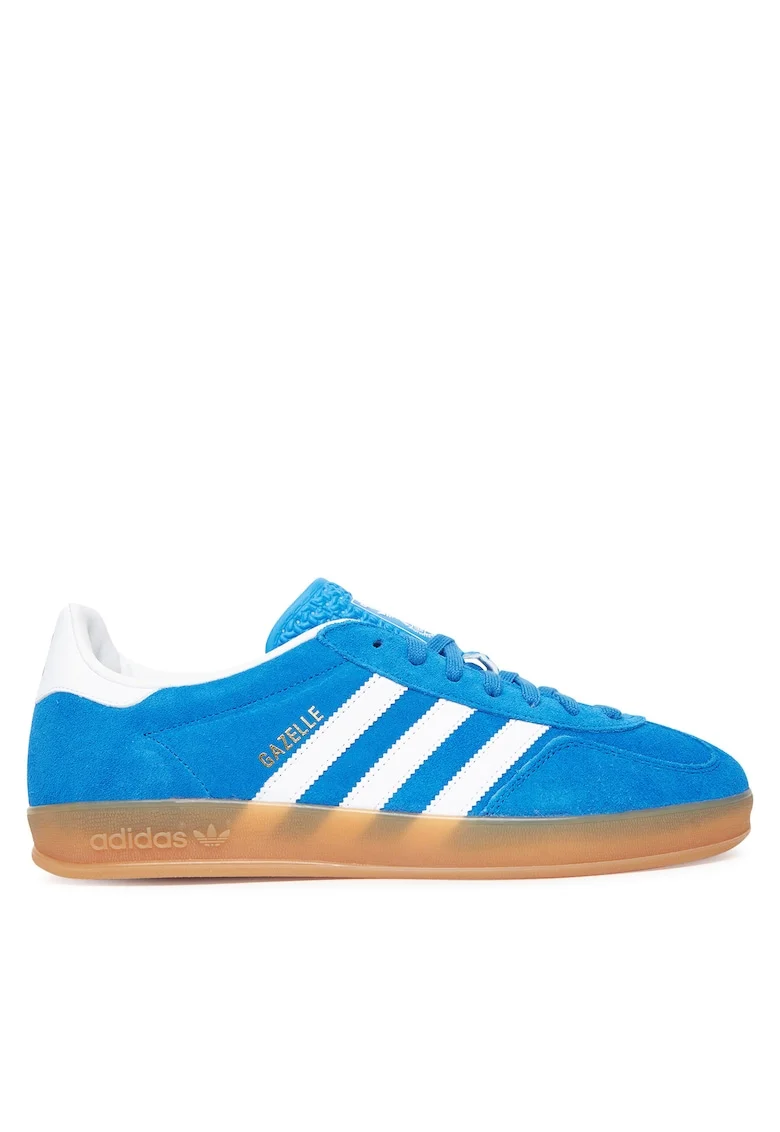 Tenisi barbati  Gazelle Indoor, piele naturala, albastru