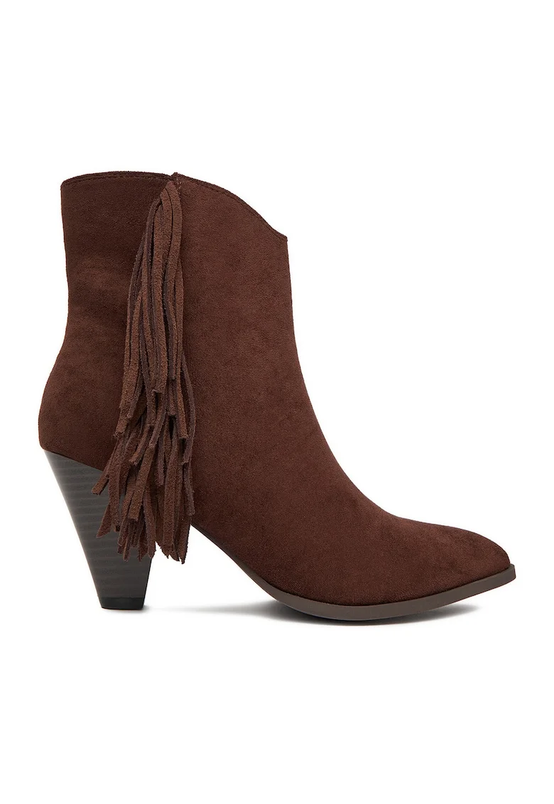 Botine dama CEO-R25AW09076,  Textil, Maro
