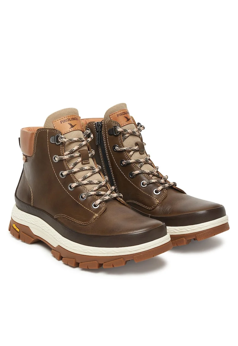 Ghete barbati  Seaweed 422, piele naturala, culoare maro