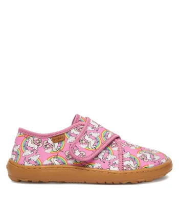 Pantofi fete  Roz Textil, Roz