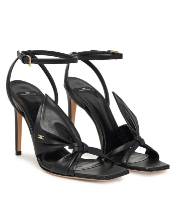 Sandale dama,  piele naturala, negru