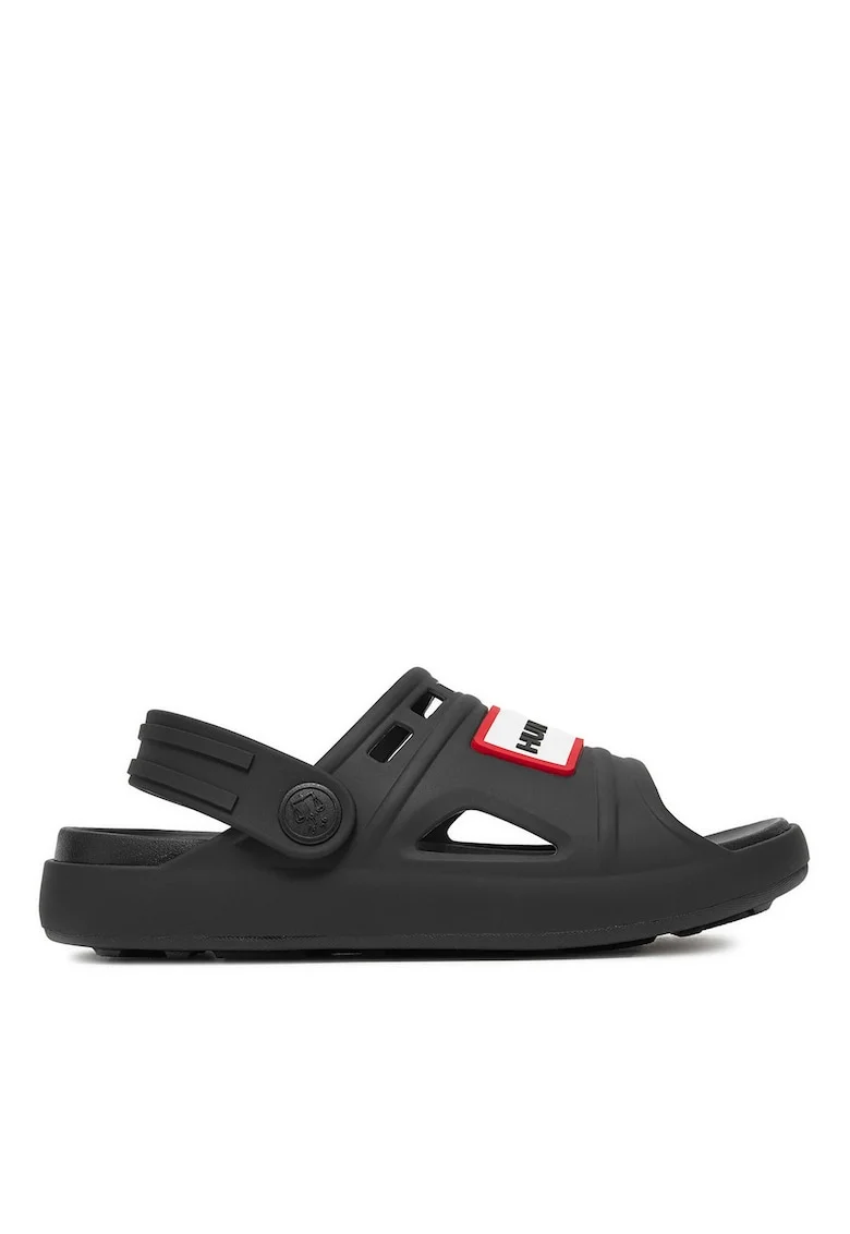Papuci baieti P4047539,  Negru, Plastic