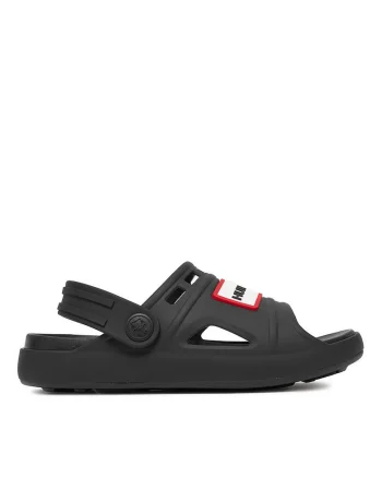 Papuci baieti P4047539,  Negru, Plastic