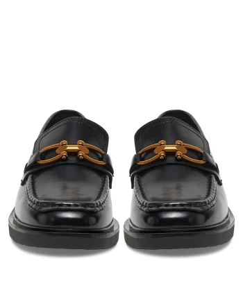 Mocasini dama,  piele naturala, Negru
