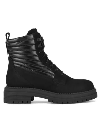 Ghete dama,  piele naturala, negru RST-E1057-02SB