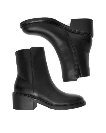 Botine dama CEO-HY20242-4A,  Textil, Negru