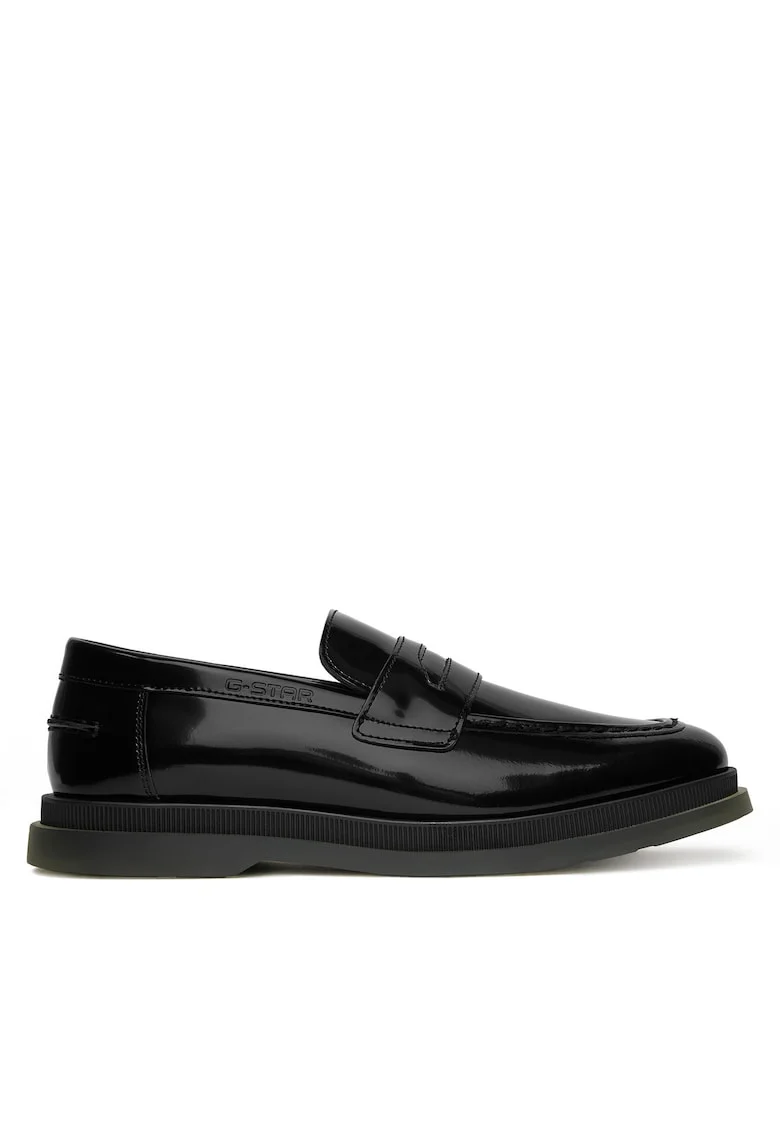 Mocasini barbati,  piele naturala, negru