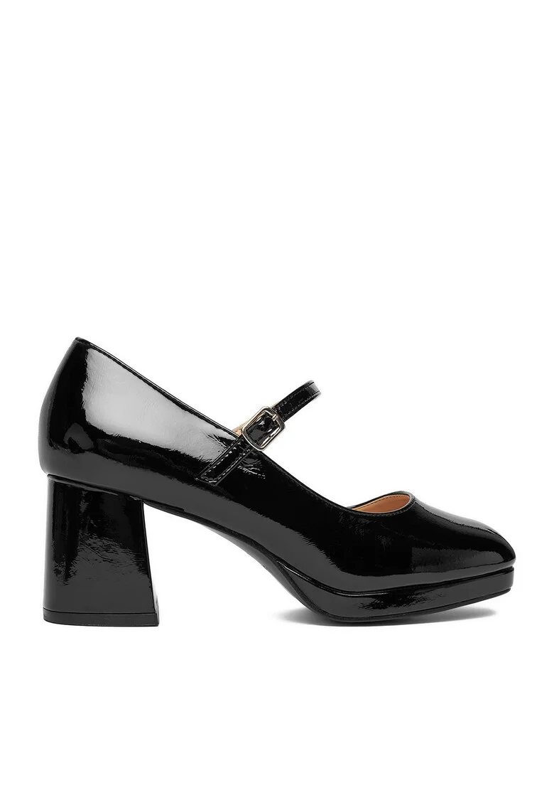 Pantofi dama,  cu toc, negri