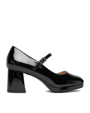 Pantofi dama,  cu toc, negri