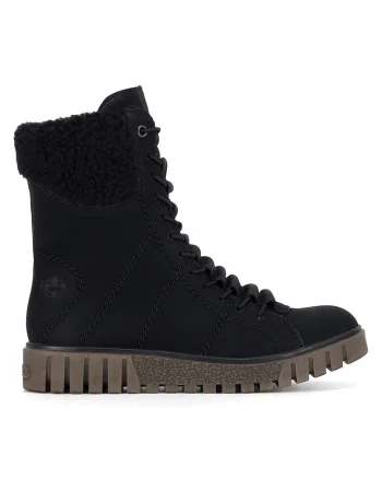 Ghete dama  negru, sintetic, Y3467-00