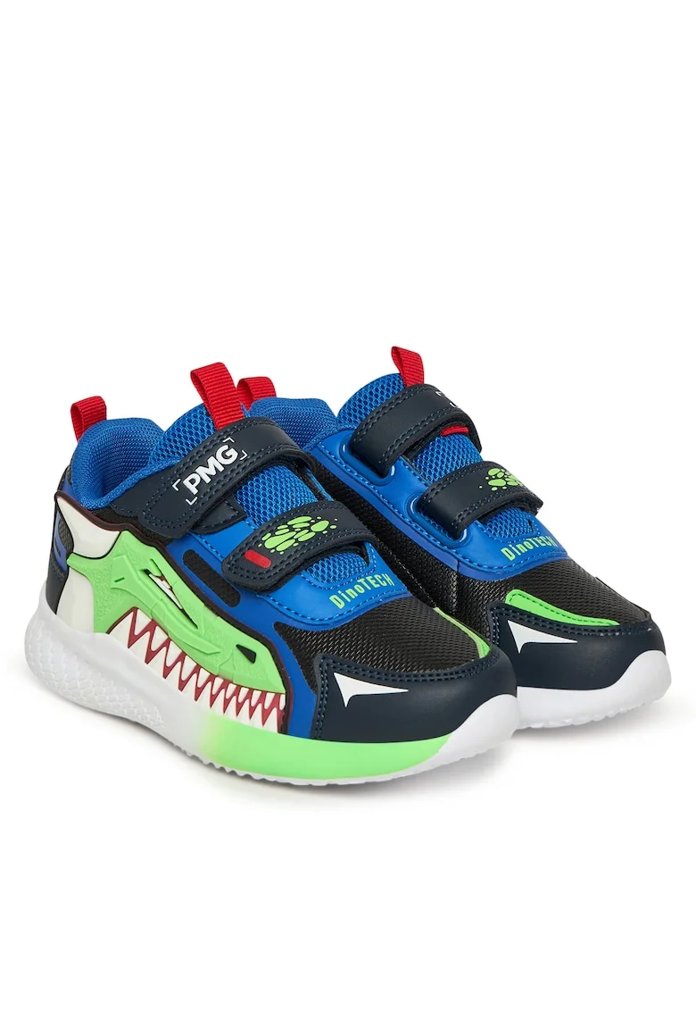 Pantofi copii  baieti, multicolor, piele ecologica