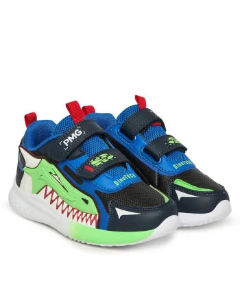 Pantofi copii  baieti, multicolor, piele ecologica