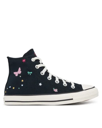 Tenisi dama Chuck Taylor,  textil, alb/negru