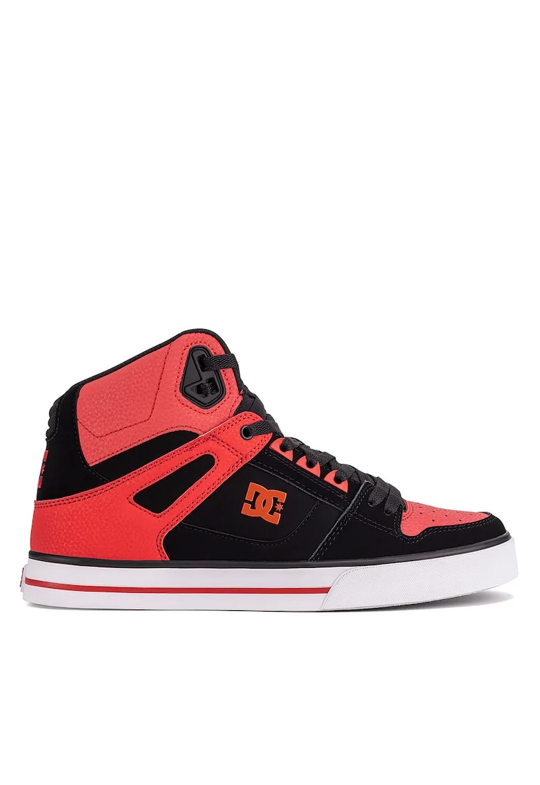 Tenisi barbati,  PURE HIGH-TOP WC ADY, rosu, piele naturala, Rosu