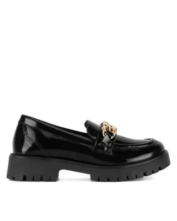 Mocasini dama  piele naturala, negru, ARC-E1091-03SB