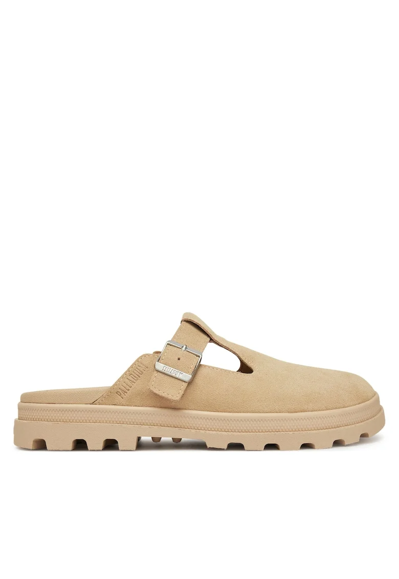 Papuci unisex  Warm Sand, piele naturala, model Dunelite Pyla Sde 74