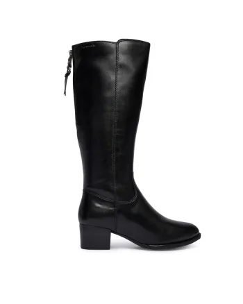 Cizme dama  piele naturala negru, Negru