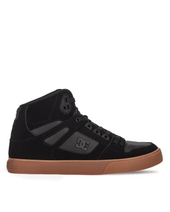 Tenisi  PURE HIGH-TOP WC ADY, piele naturala, Negru