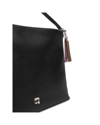Geanta dama  neagra, 999, din piele ecologica