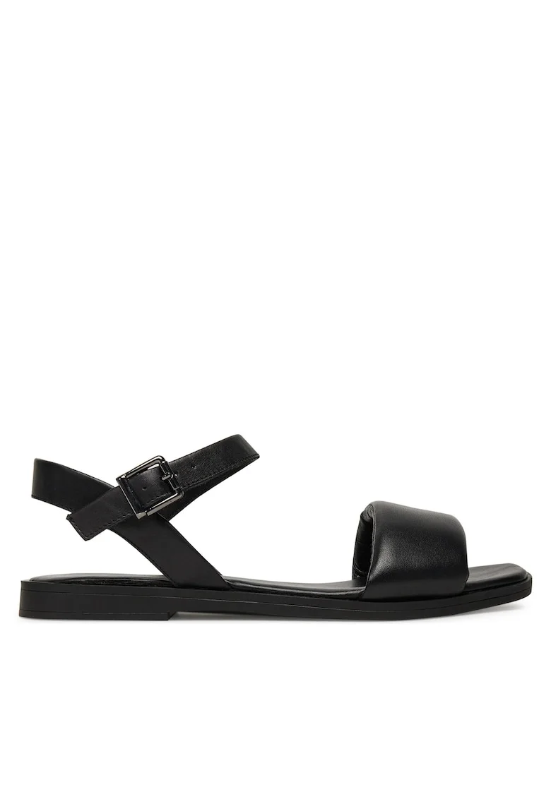 Sandale dama  piele naturala negru, Negru