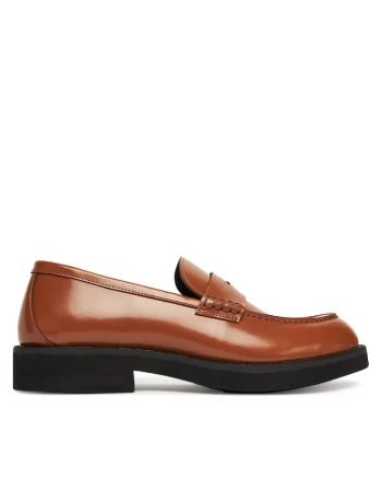Mocasini dama  model Eleri 226, piele naturala, culoare maro