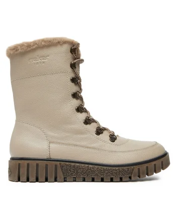 Ghete dama Y3405-60,  Piele ecologica, Bej